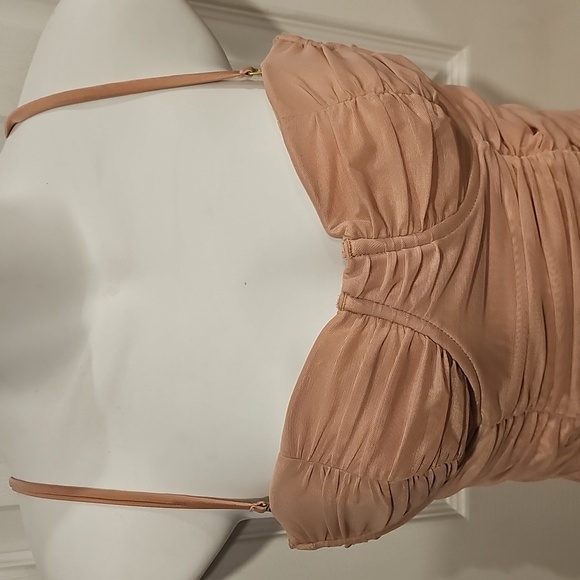 J Crew Pink Tulle One Piece Bathing Suit Sz 8 NWT - Picture 2 of 7